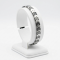Men's Dark Metallic Chevron Bracelet