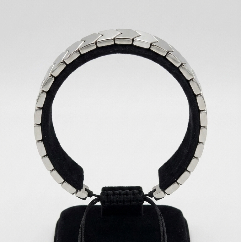 Men's Arrow Chain Silver Bracelet