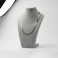 Men's Flat Herringbone Silver Chain